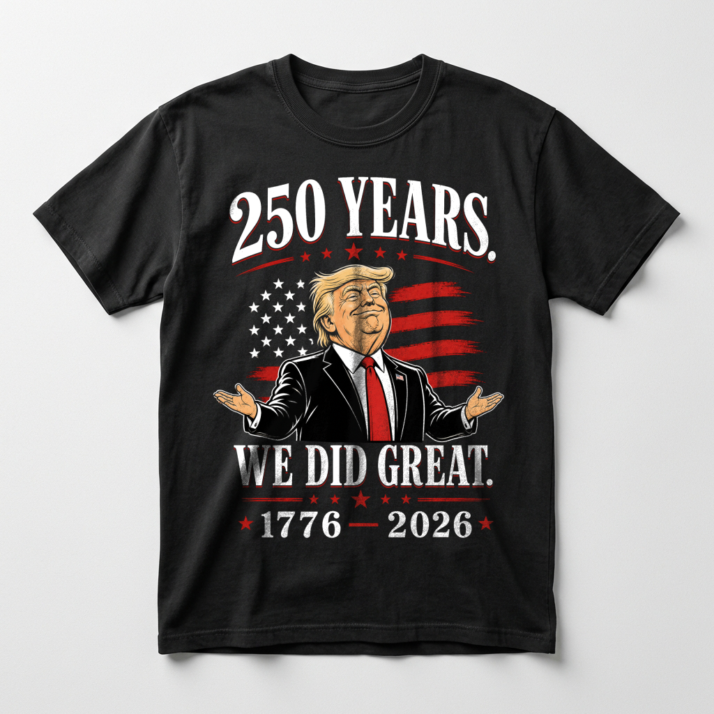 We Did Great - America 250 T-shirt