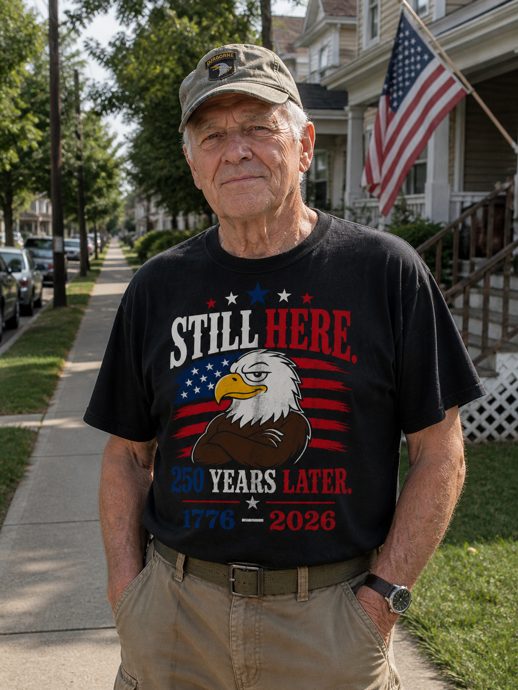 Still Here - America 250 T-shirt