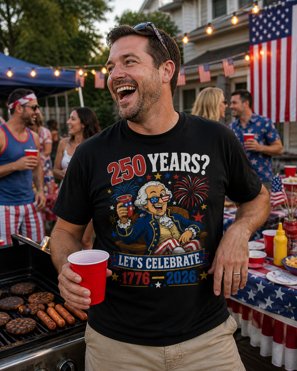 Let's Celebrate - America 250 T-shirt
