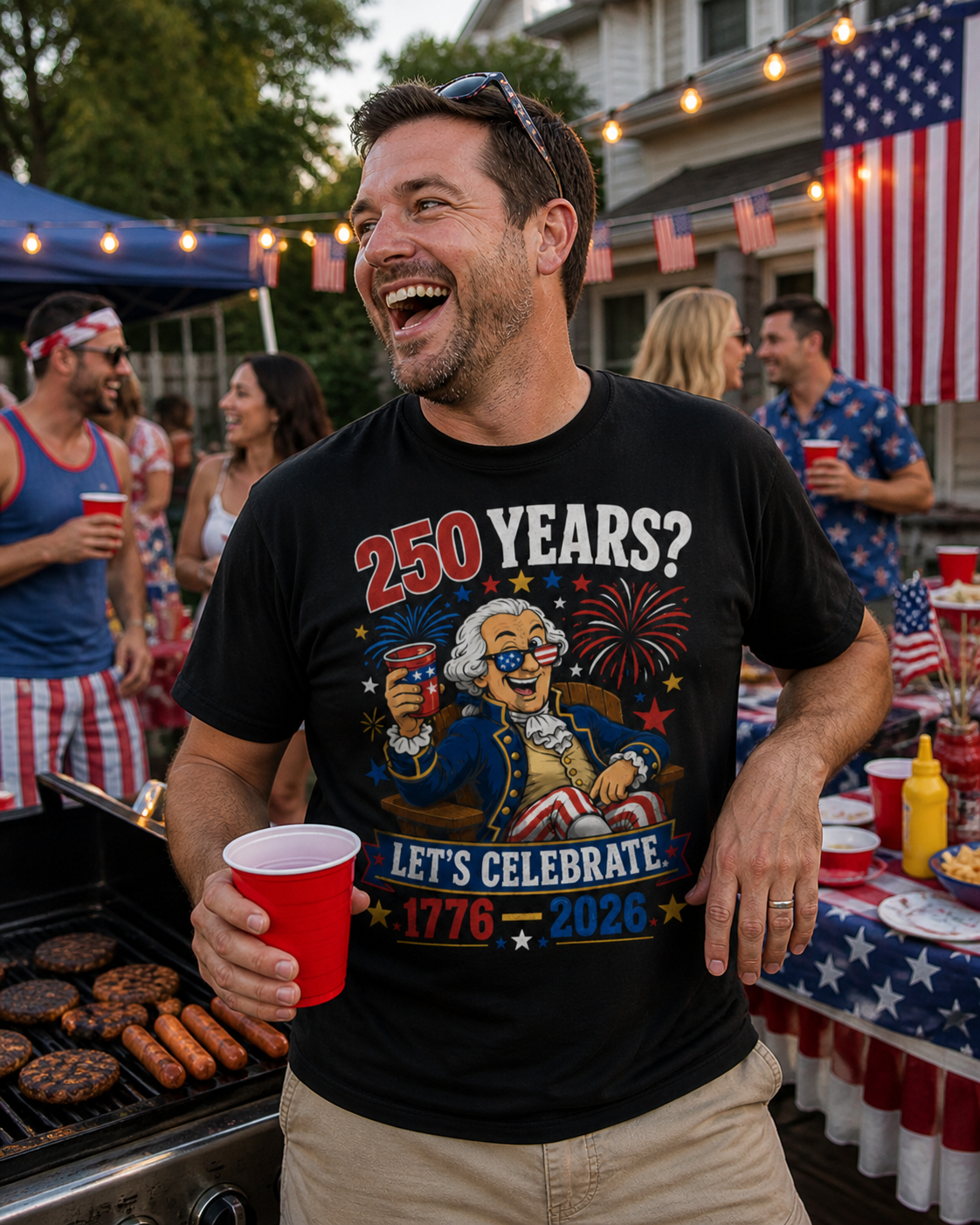 Let's Celebrate - America 250 T-shirt