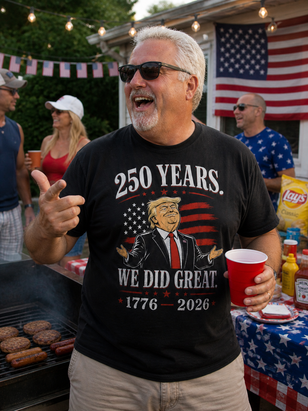 We Did Great - America 250 T-shirt
