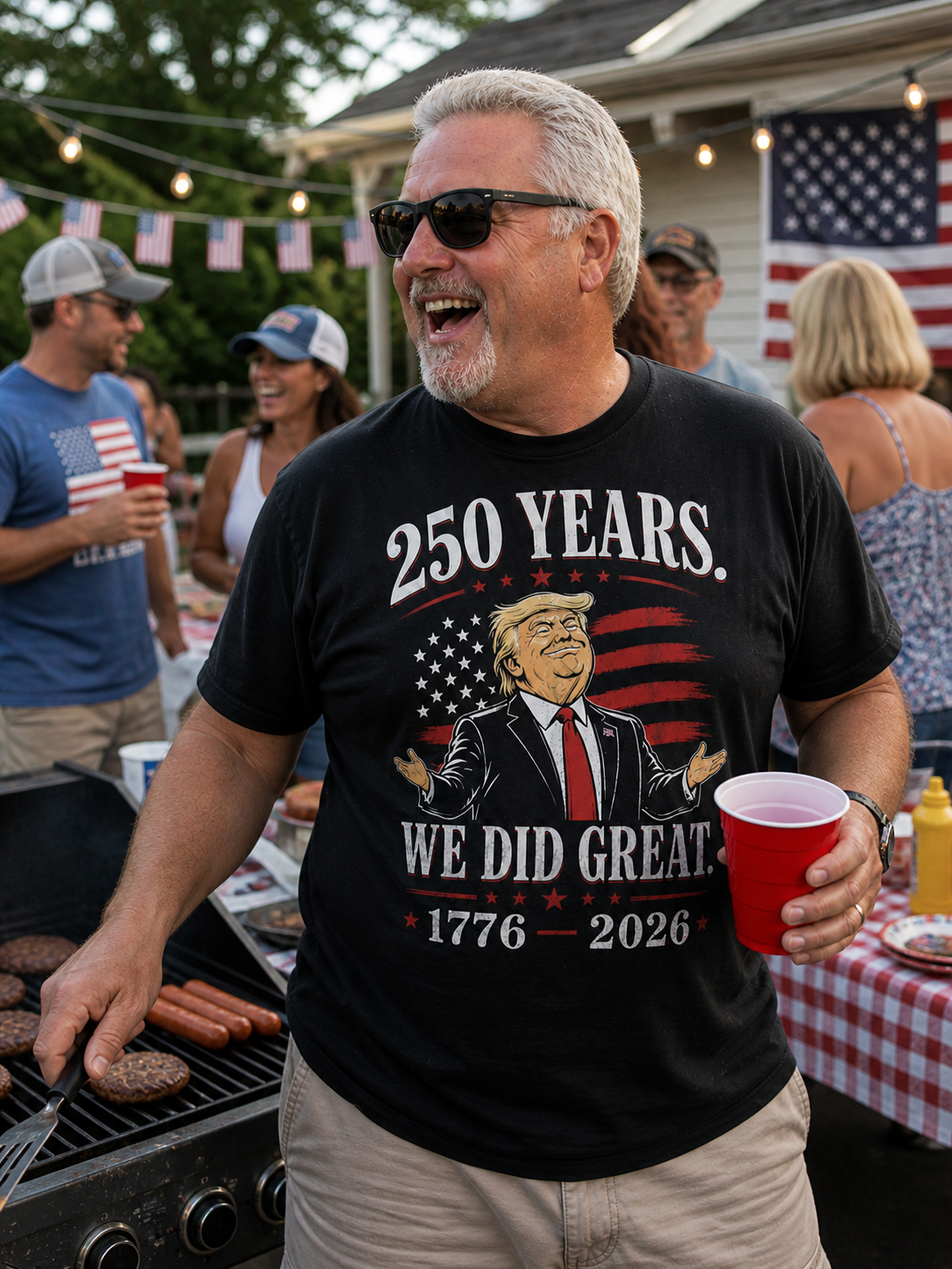 We Did Great - America 250 T-shirt