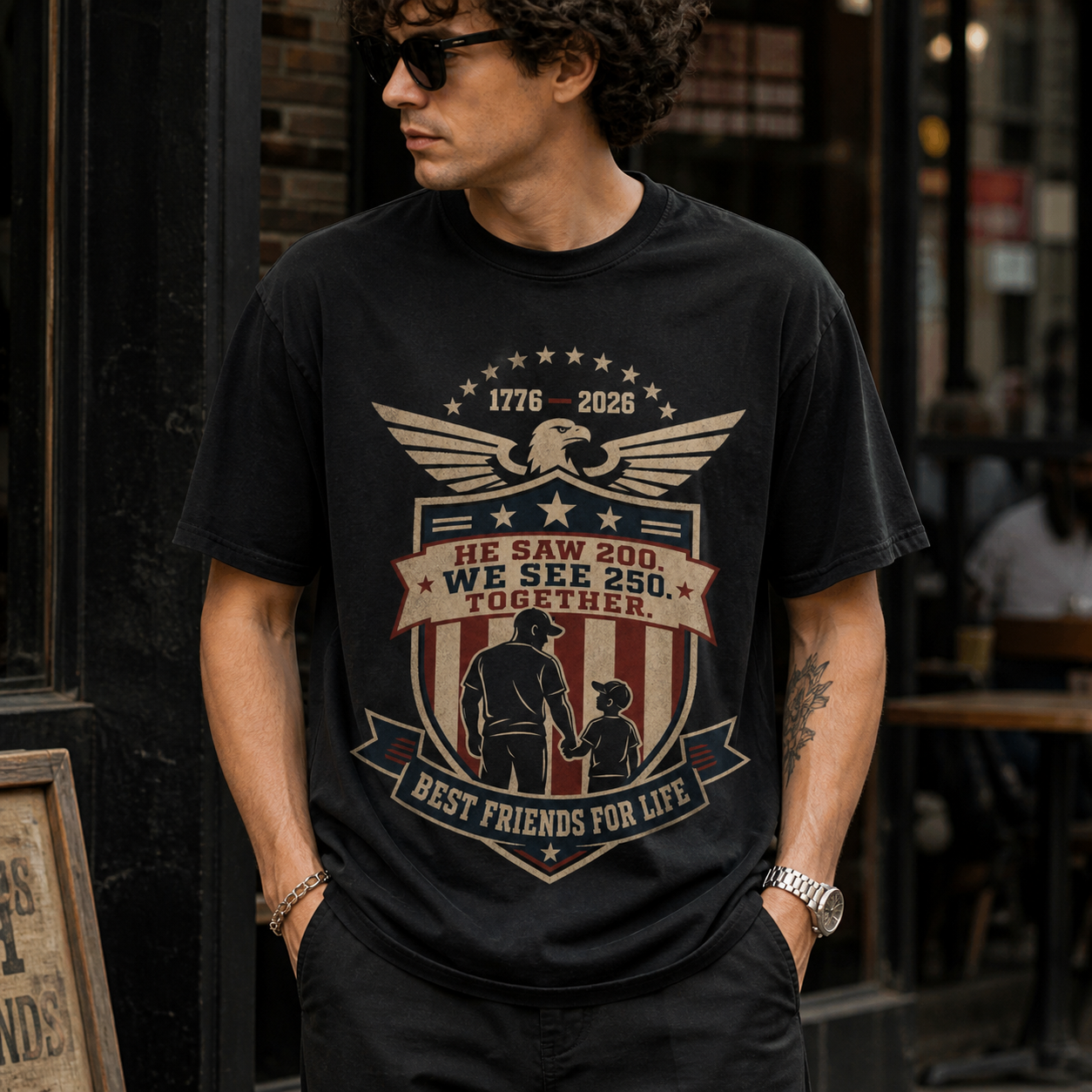 Dad's Land - America 250 T-shirt