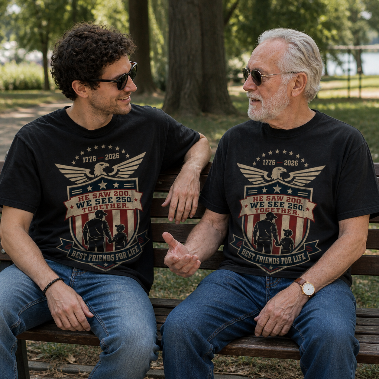 Dad's Land - America 250 T-shirt
