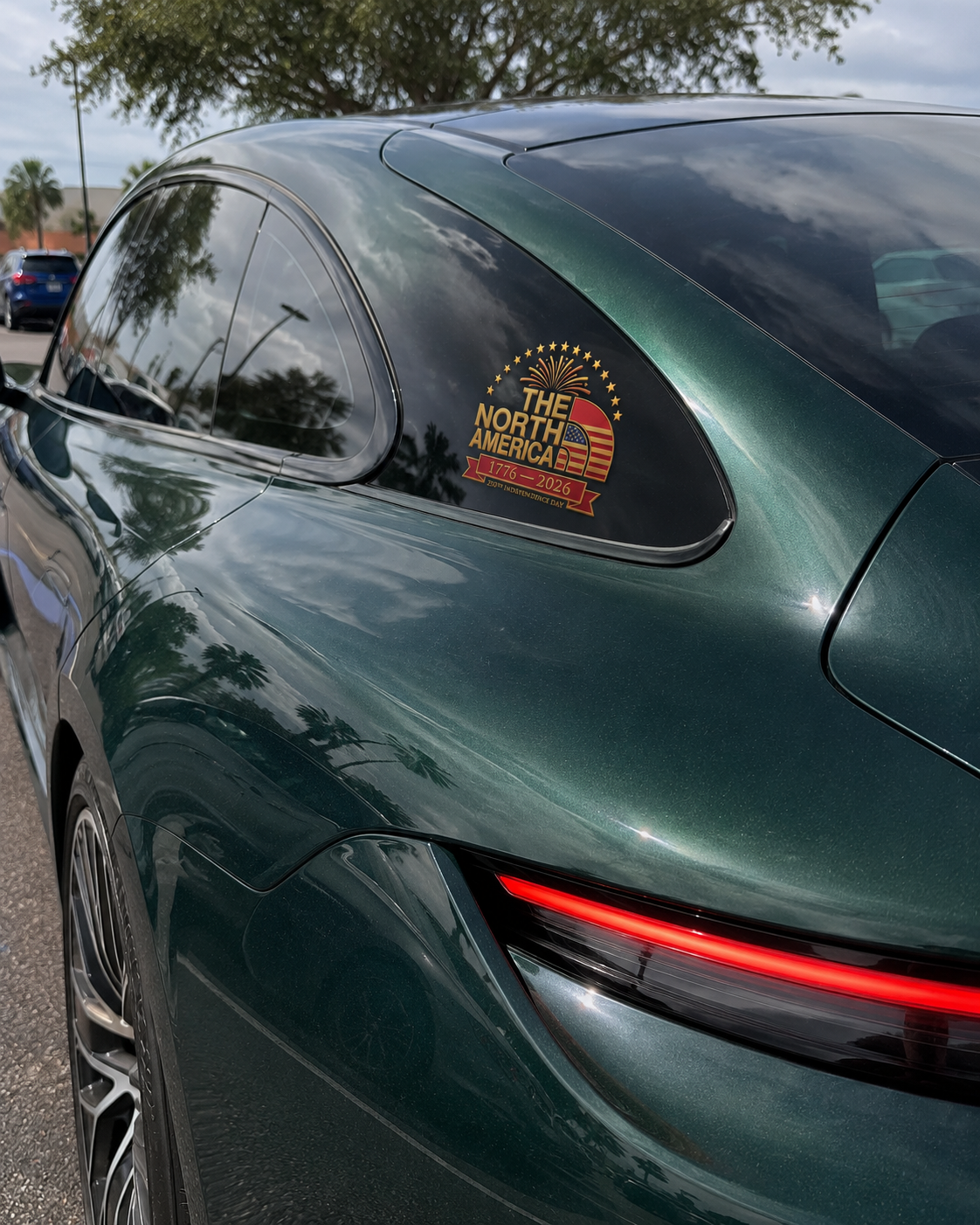 The North America 250 - Premium UV DTF 3D Sticker