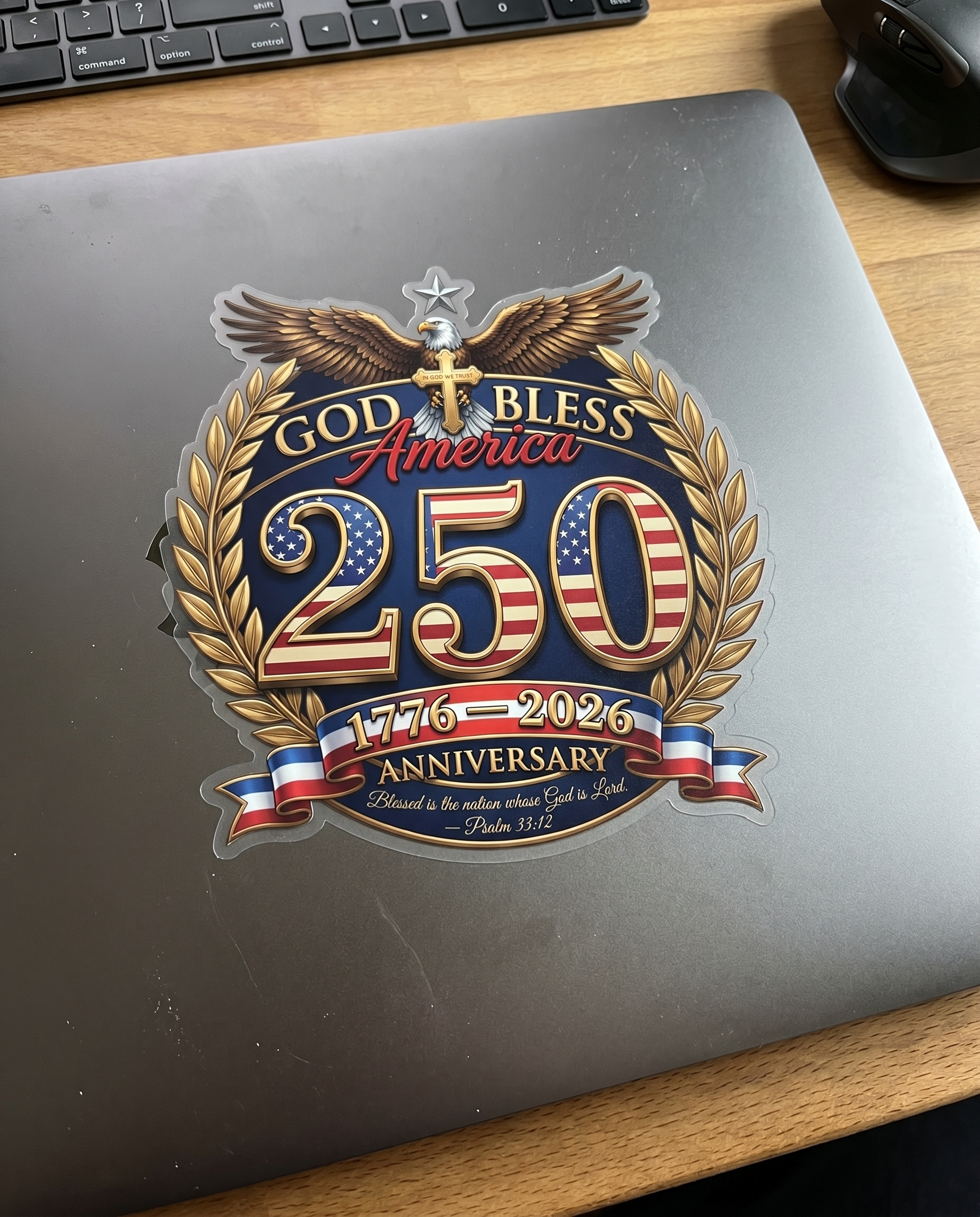 250 Years Flight Sticker