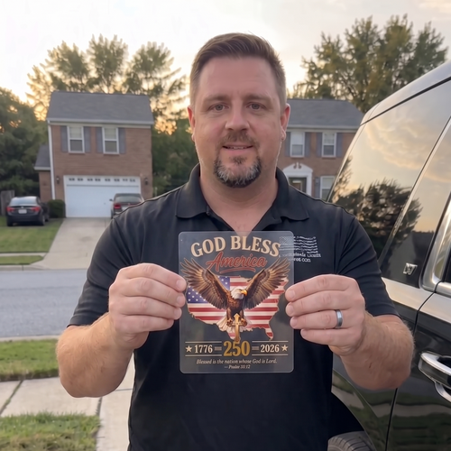 250 Years Flag Sticker