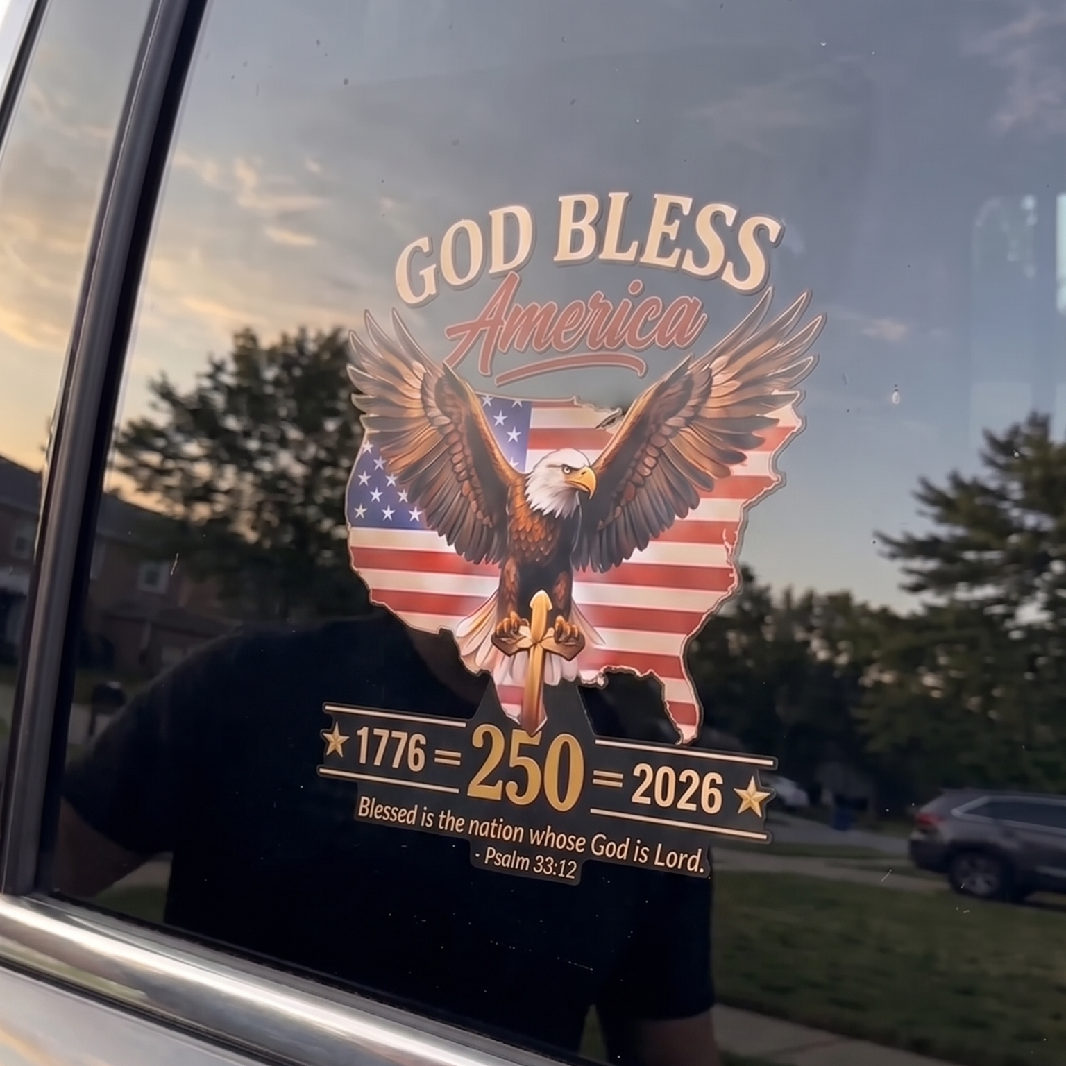 250 Years Flag Sticker