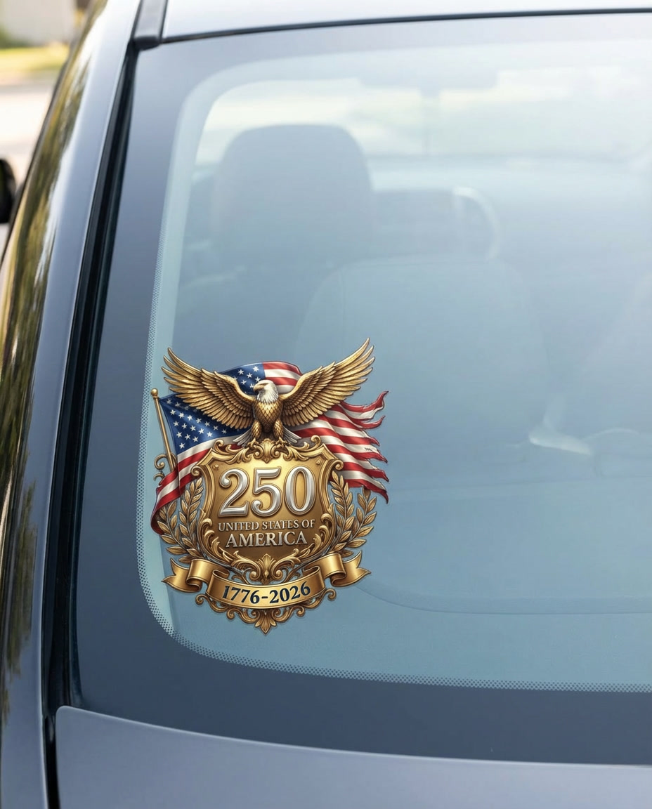 USA 250 Eagle Sticker